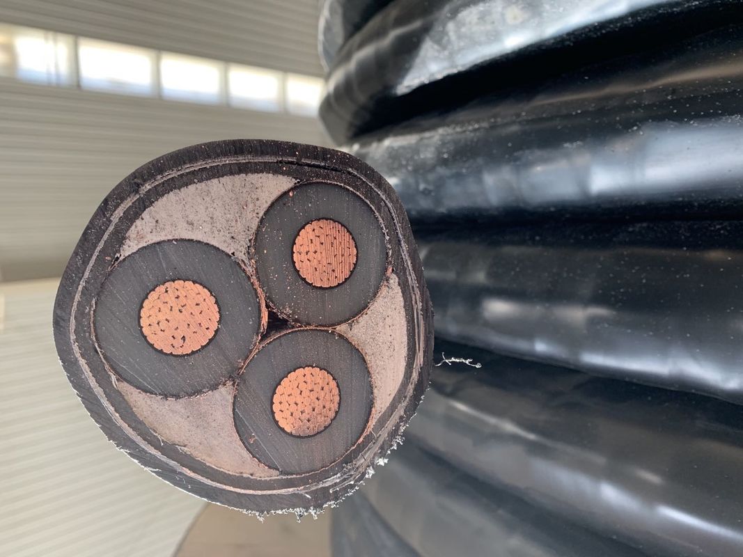 UV Resistant XLPE Power Cable Red Black Or G/Y Insulation Core Compacted Round Or Sector Shape